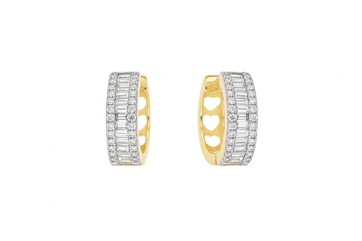 Triple Radiance Hoops