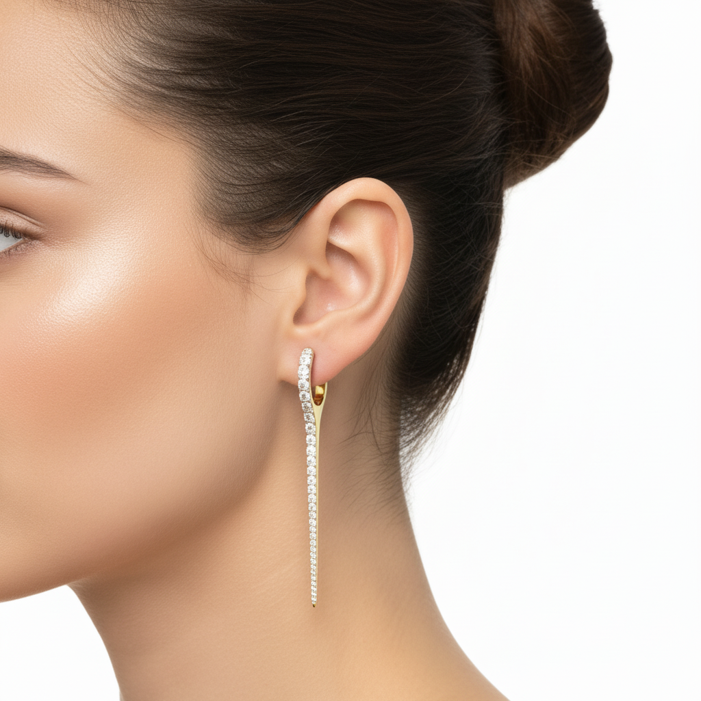 Sleek Streamline Earrings