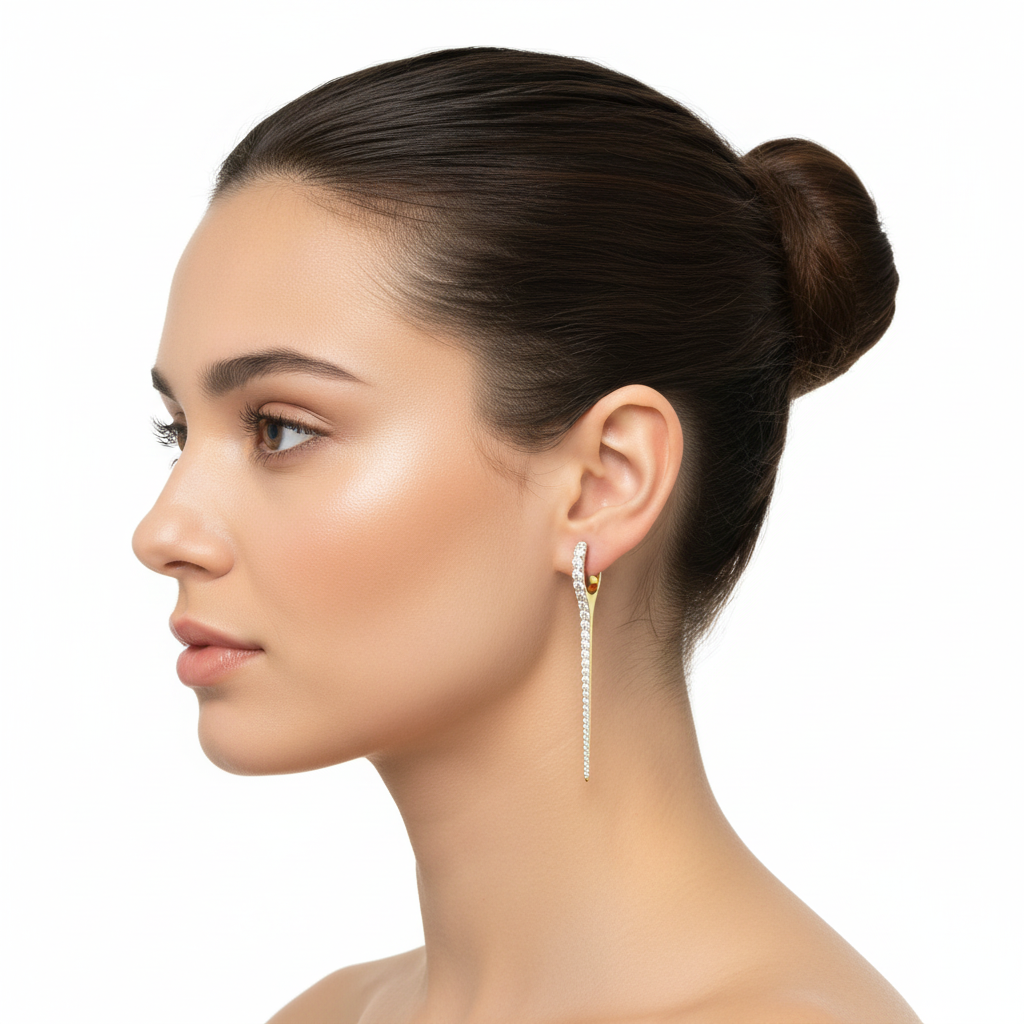 Sleek Streamline Earrings