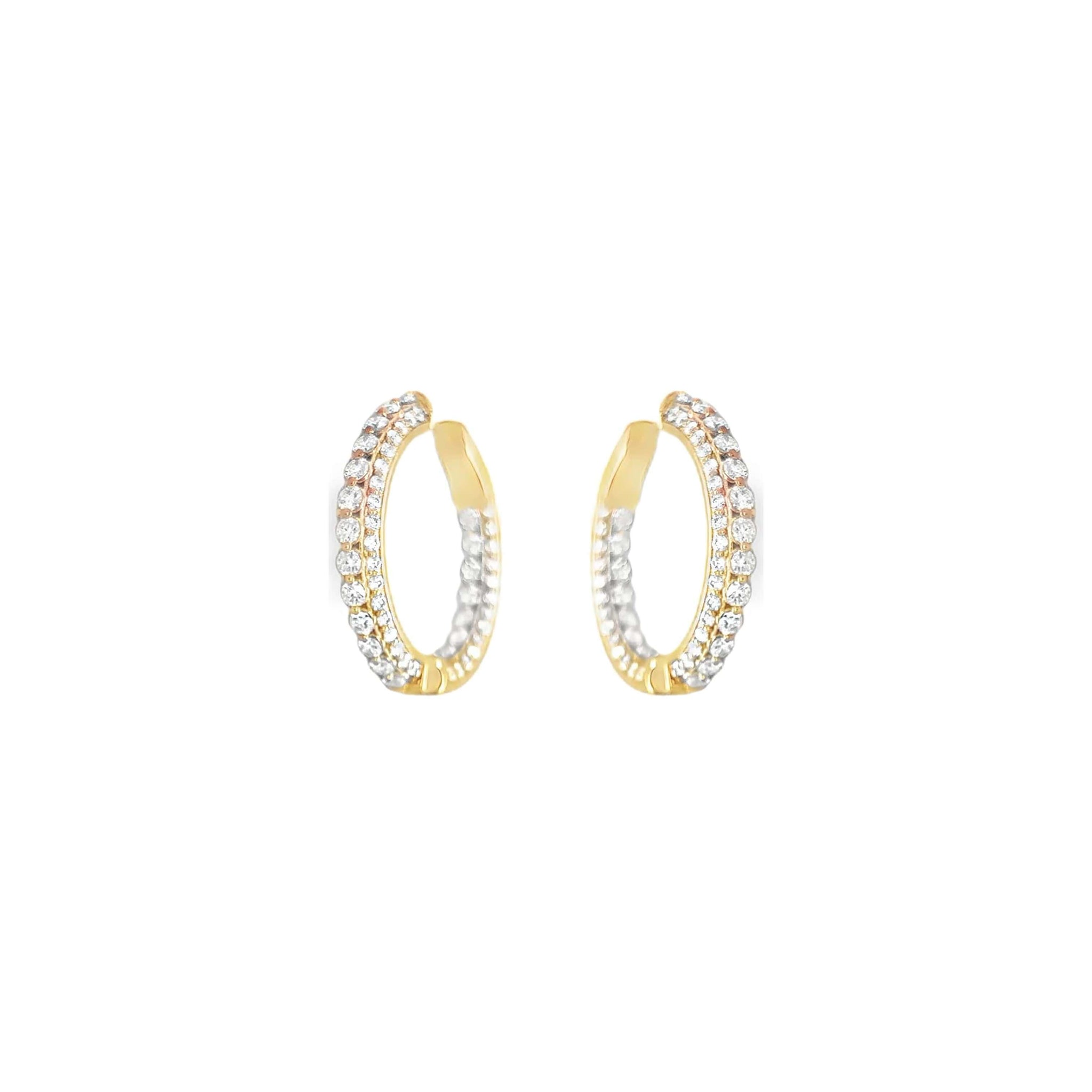 Celestial Sparkle Hoops-Large