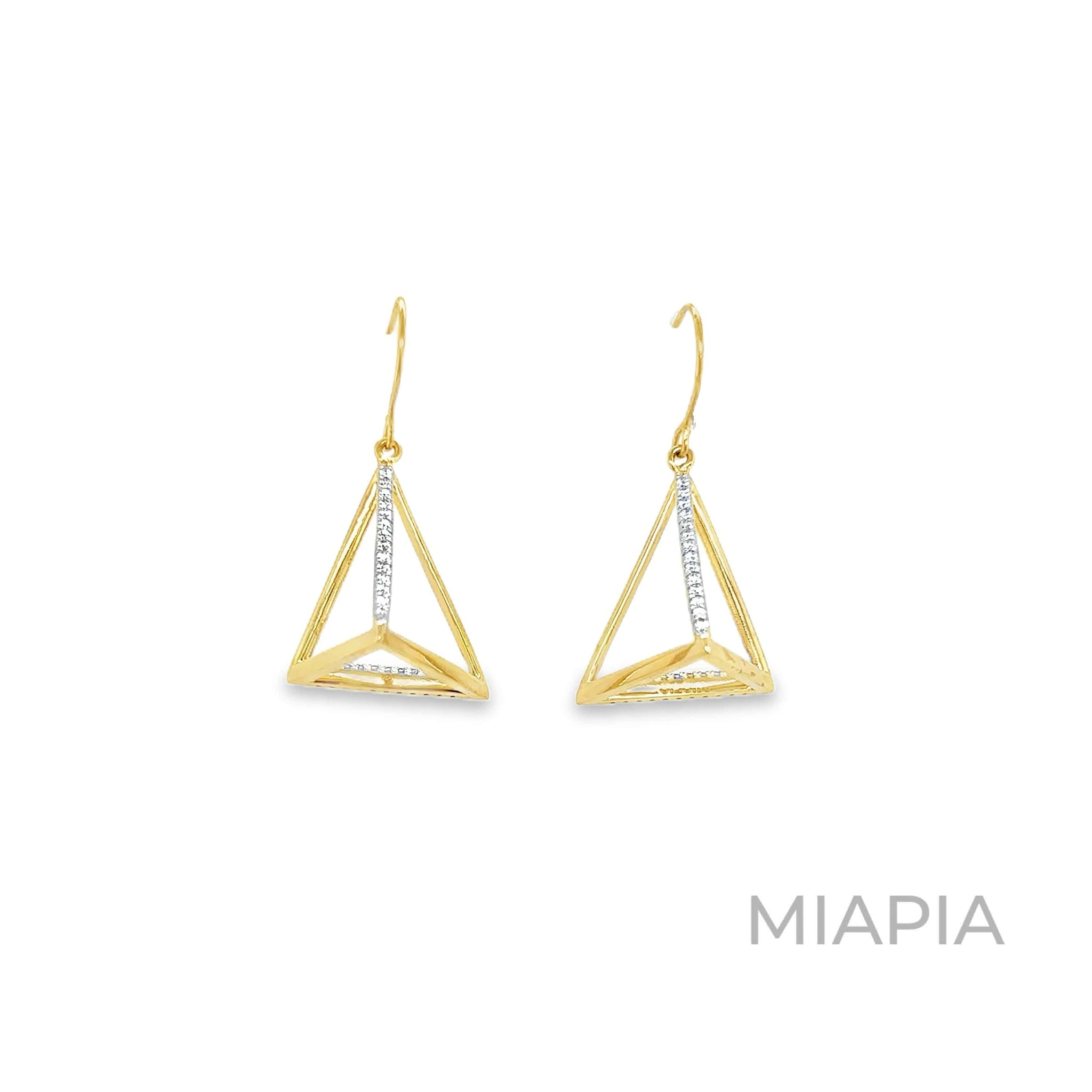 Pyramid Gleam Earrings