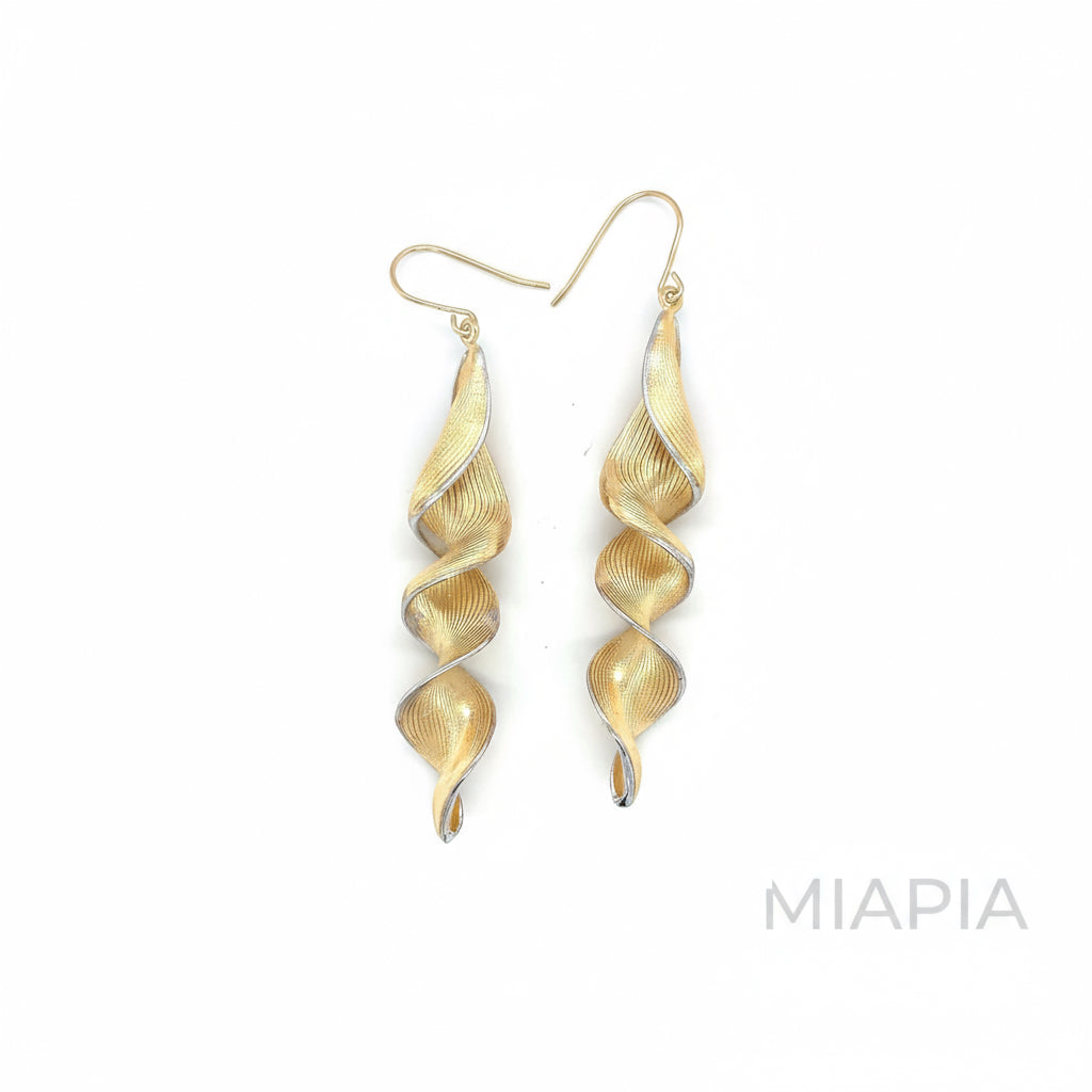 Twist of Gold Earrings