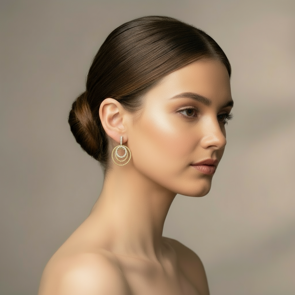 Orbit Harmony Drop Earrings