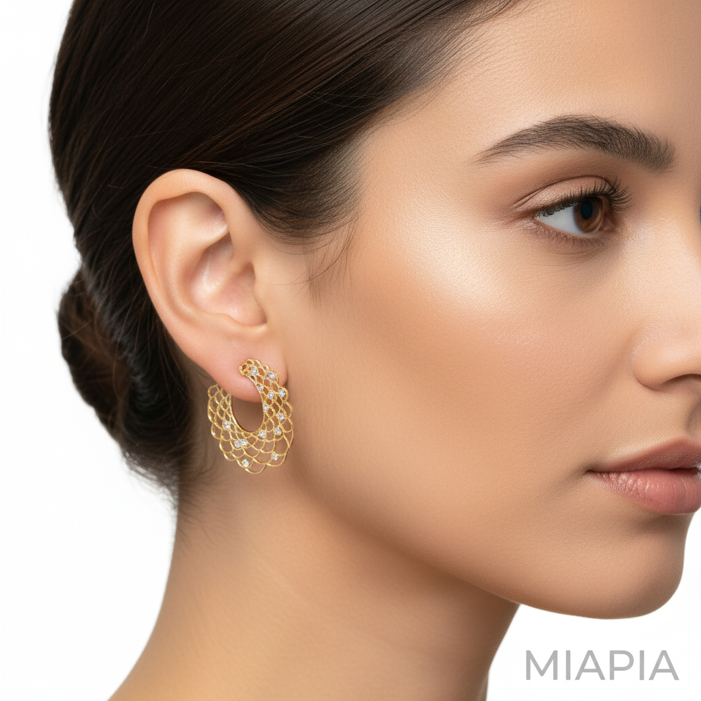 Scalloped Elegance Earrings