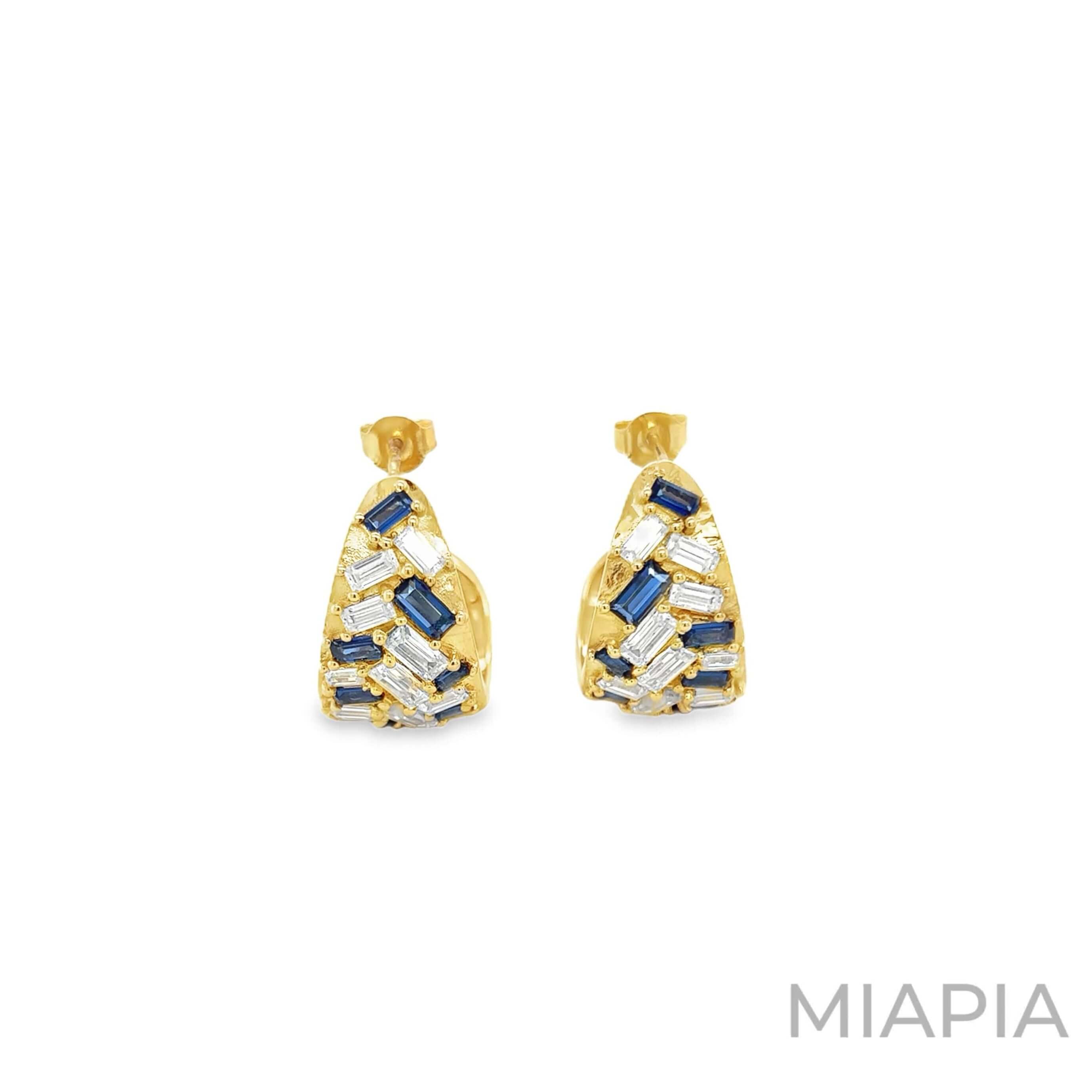 Saphire Mosaic Studs