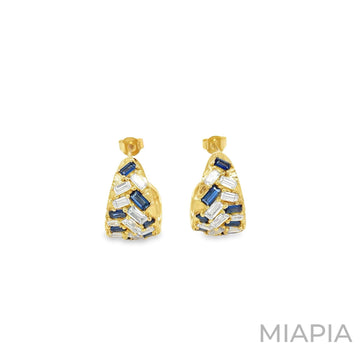 Saphire Mosaic Studs