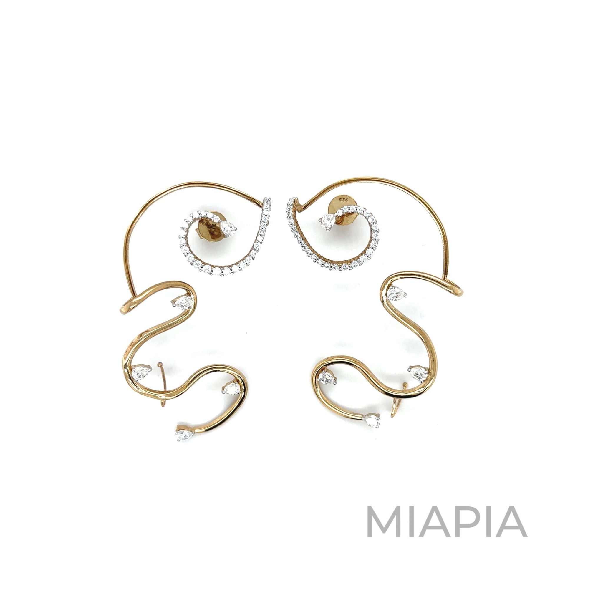 Serpentine Glow Ear Cuffs