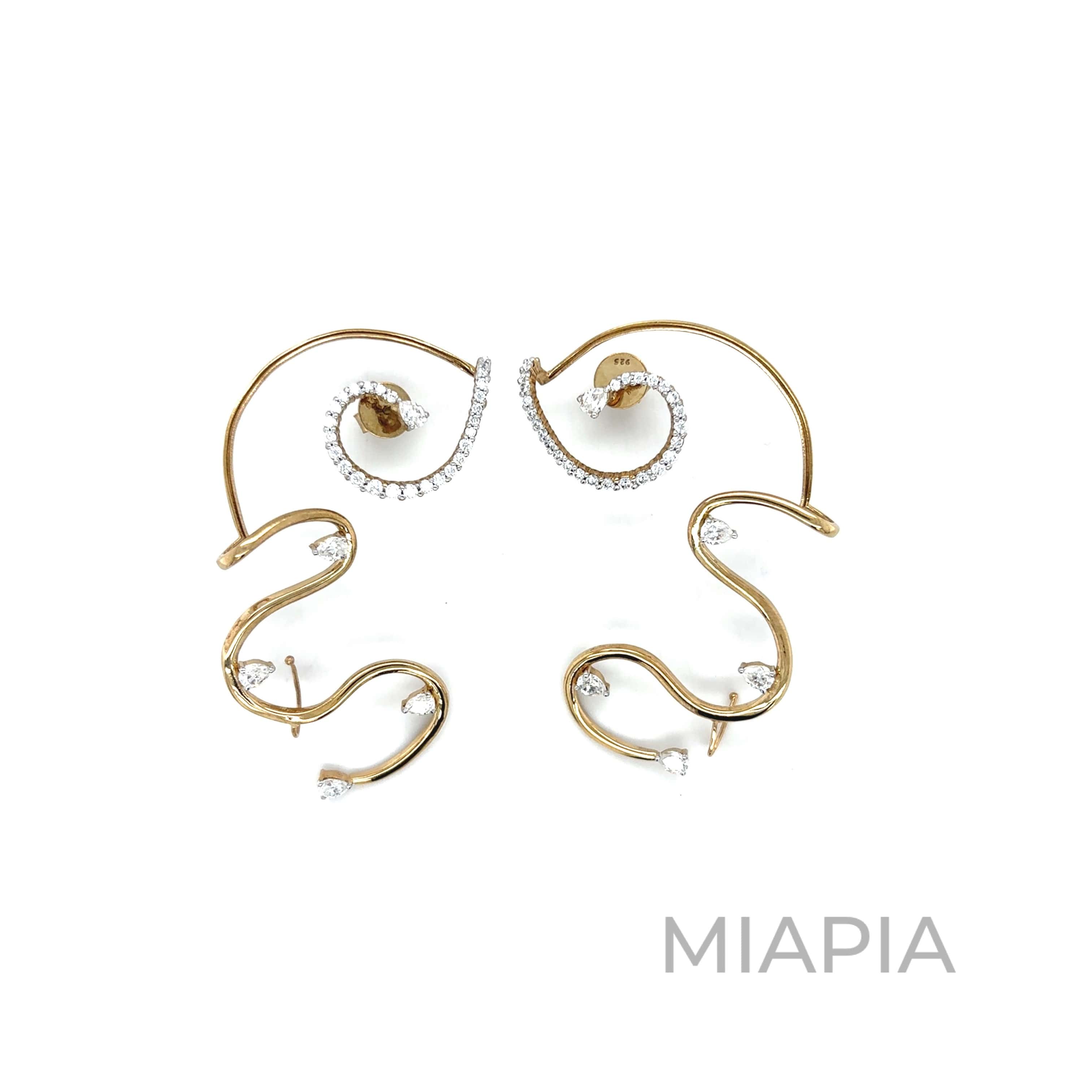 Serpentine Glow Ear Cuffs