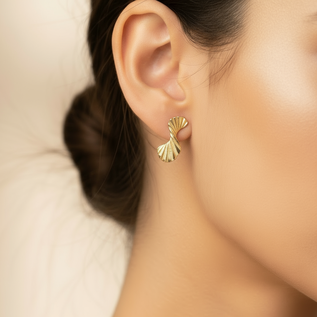 Ripple Twist Earrings