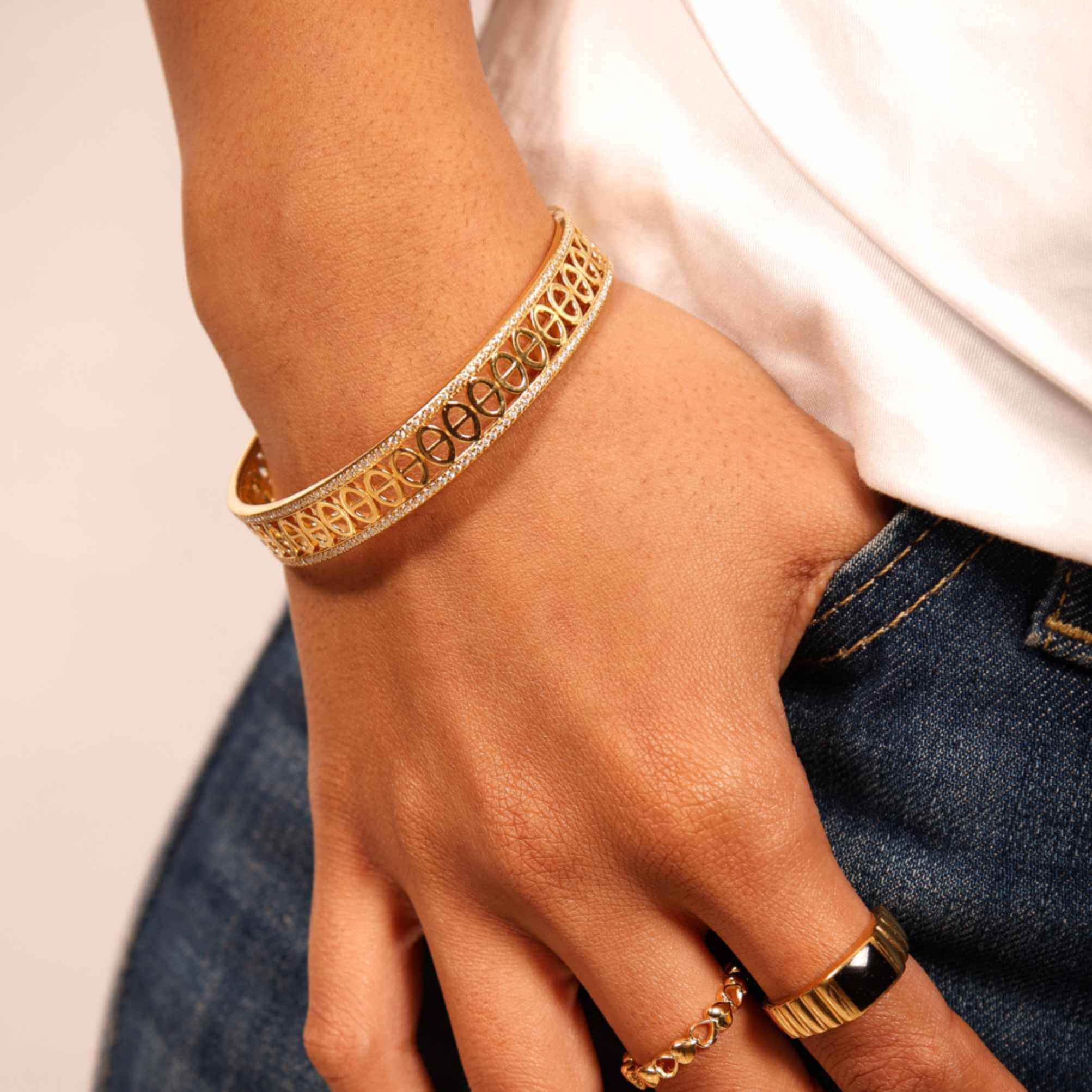 Lattice Luxe Cuff