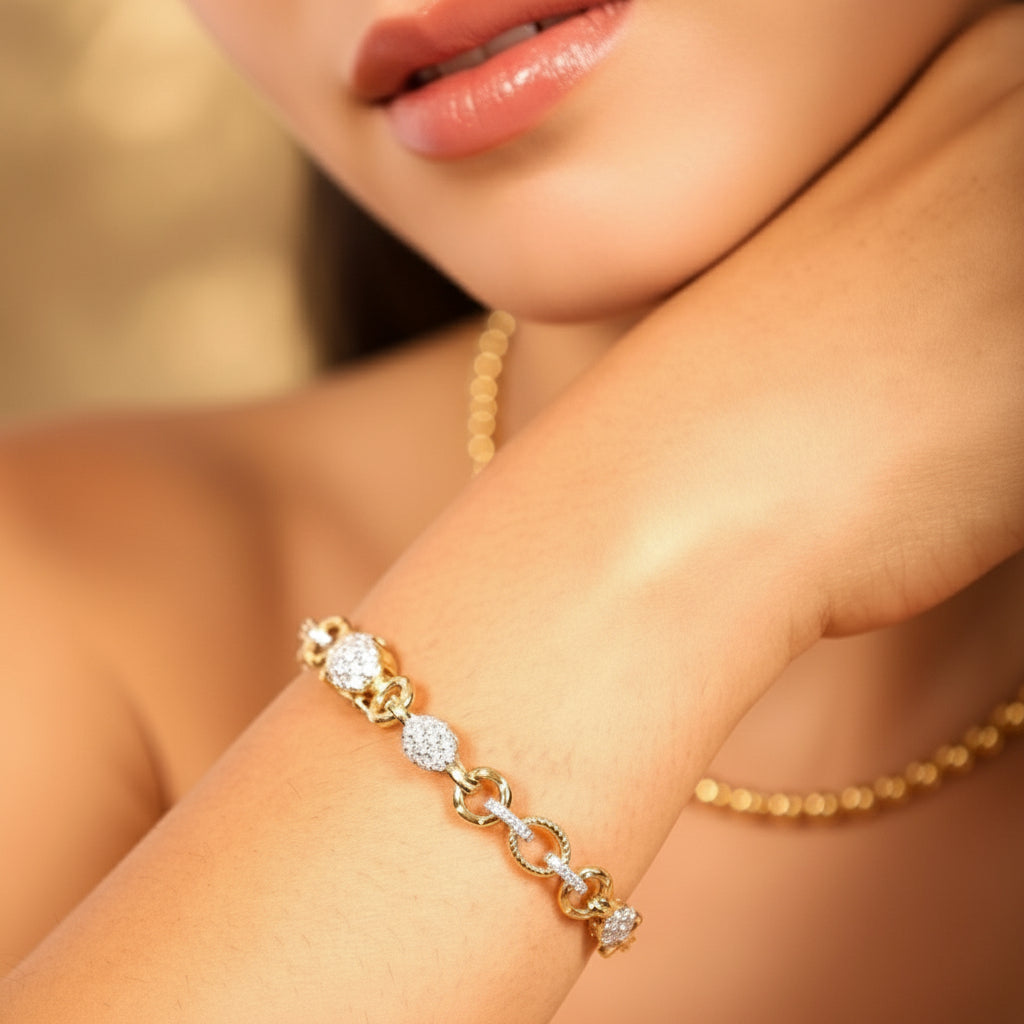 Luxe Link Charm Bracelet