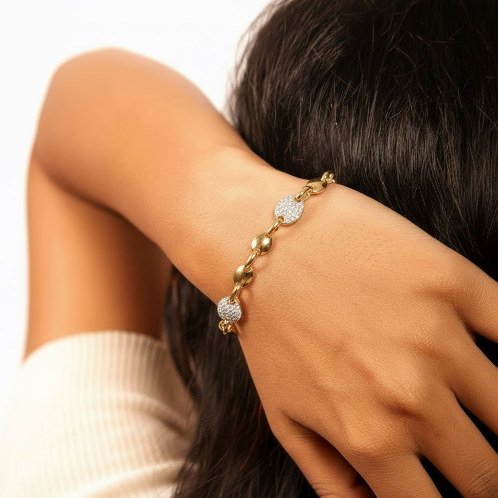 Sparkling Link Bracelet