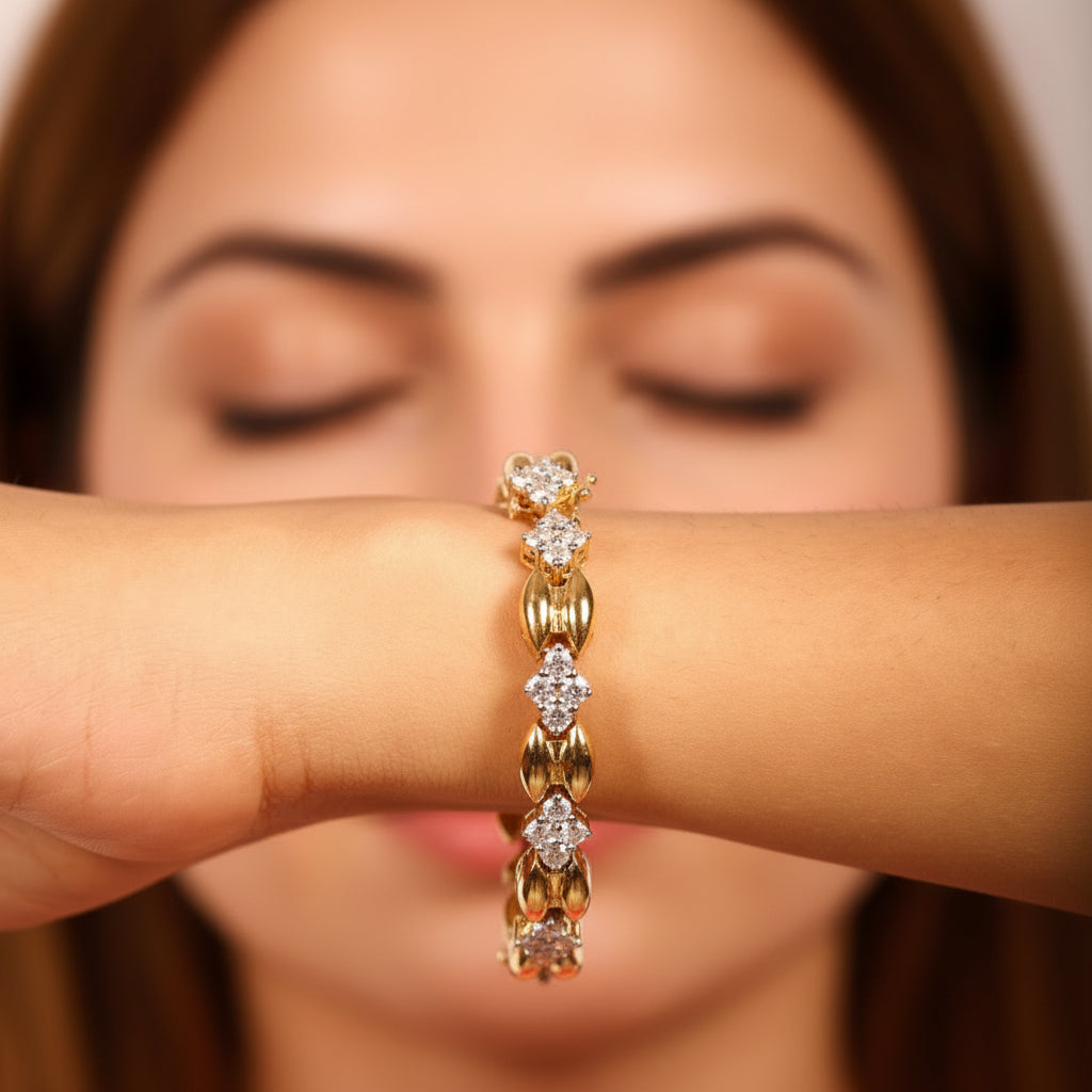 Radiance Marquise Moissanite Bracelet