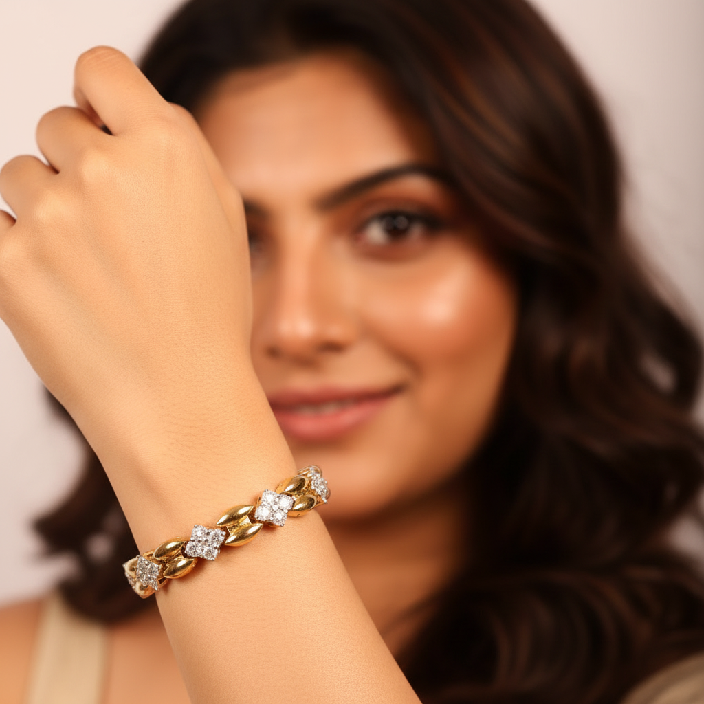 Radiance Marquise Moissanite Bracelet