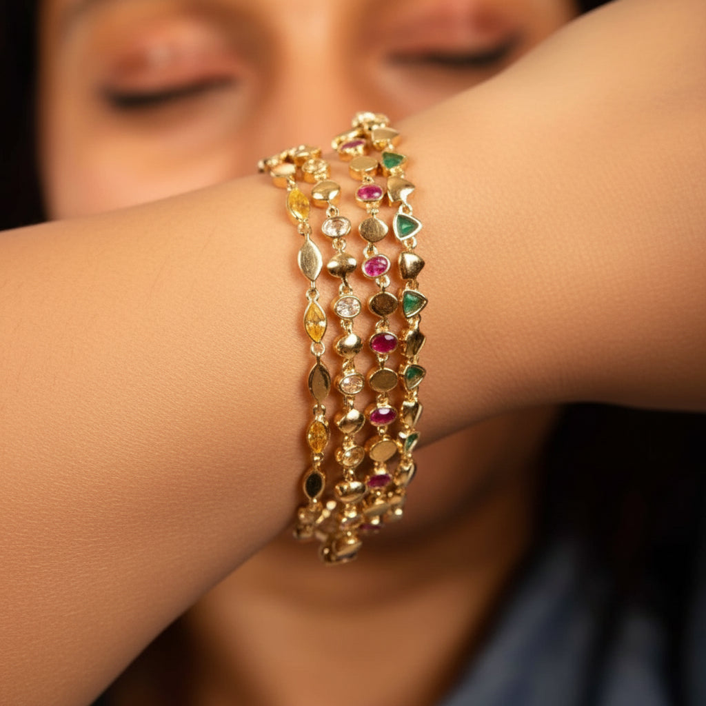 Gilded Marquise Bracelet