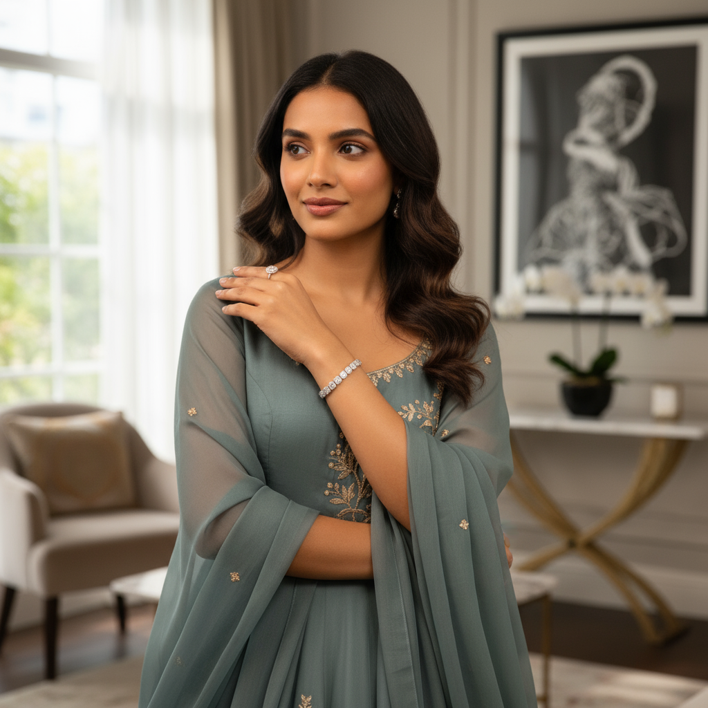 Radiant Cushion Bracelet