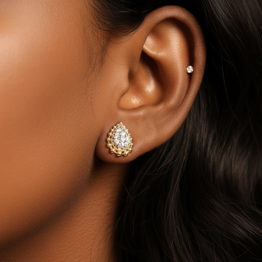 Dewdrop Spark Studs