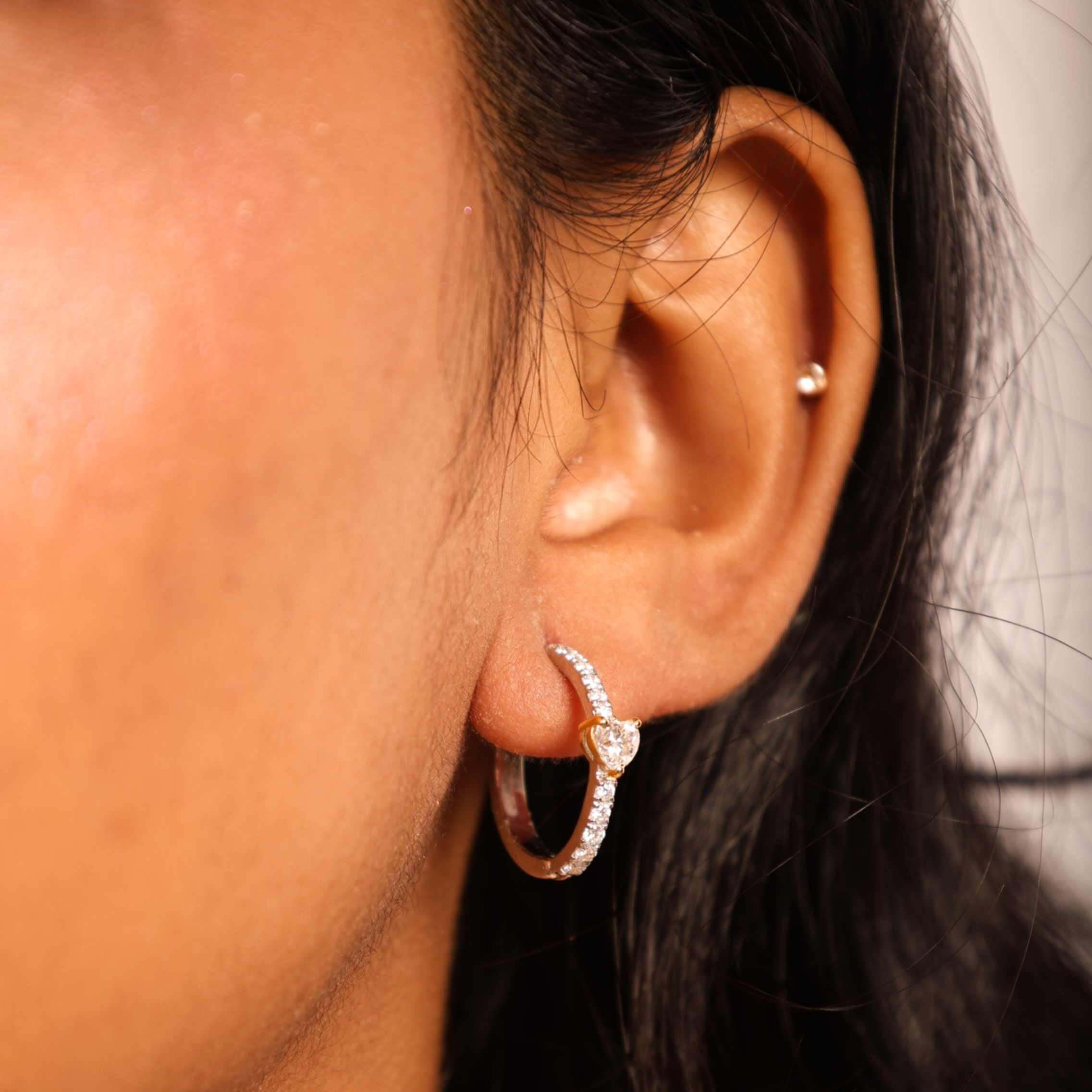 Heart-Centered Elegance Hoops