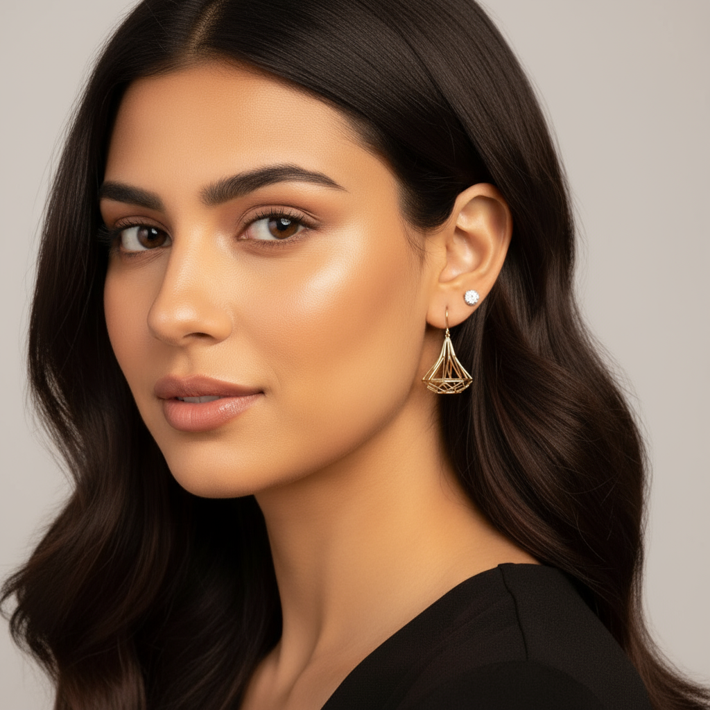 Dimensional Prism Earrings