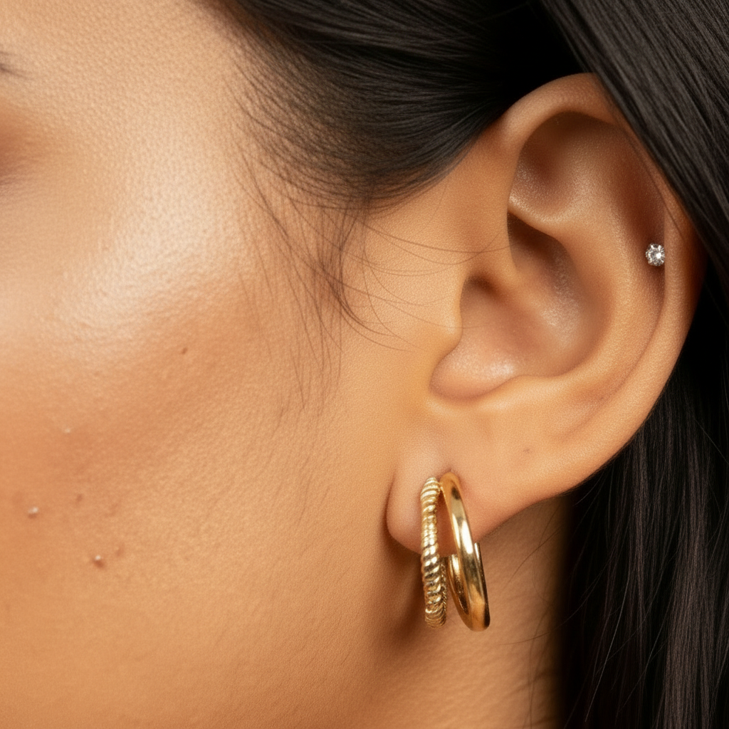Twist Duo Hoops