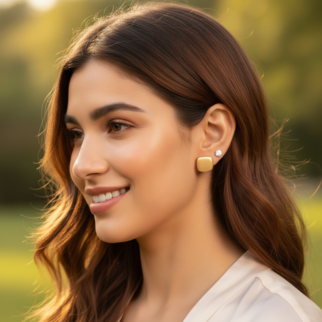 Luxe Minimalist Studs