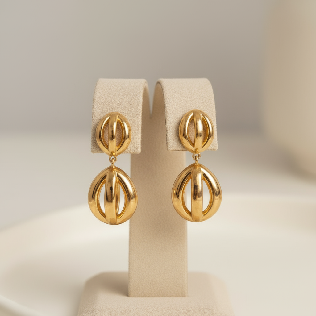 Golden Orbit Earrings