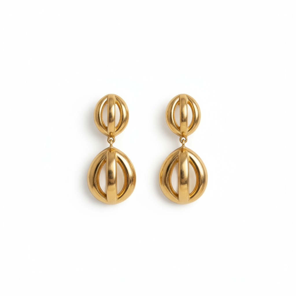 Golden Orbit Earrings