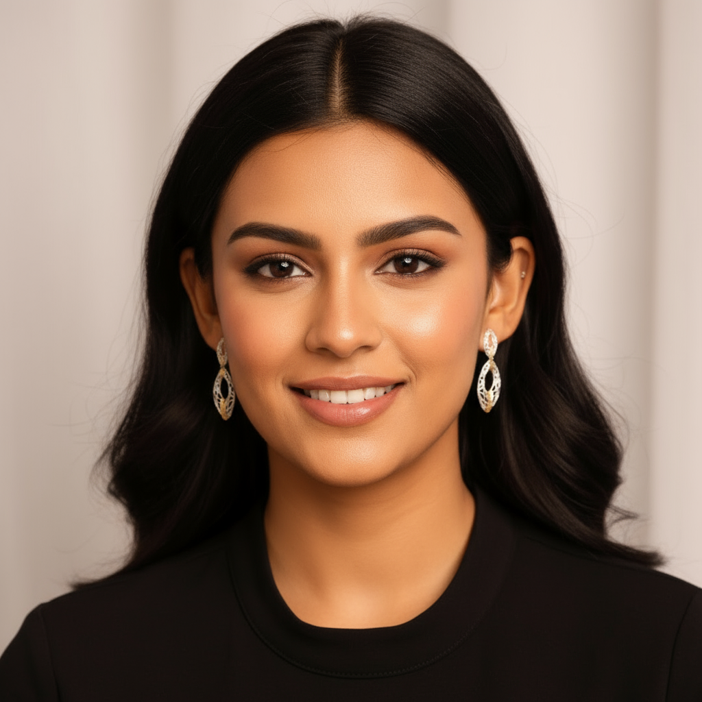 Geometric Filigree Drop Earrings