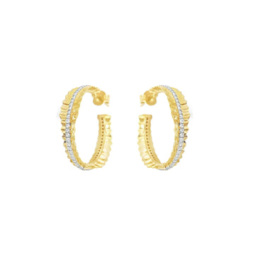 Ripple Edge Hoops