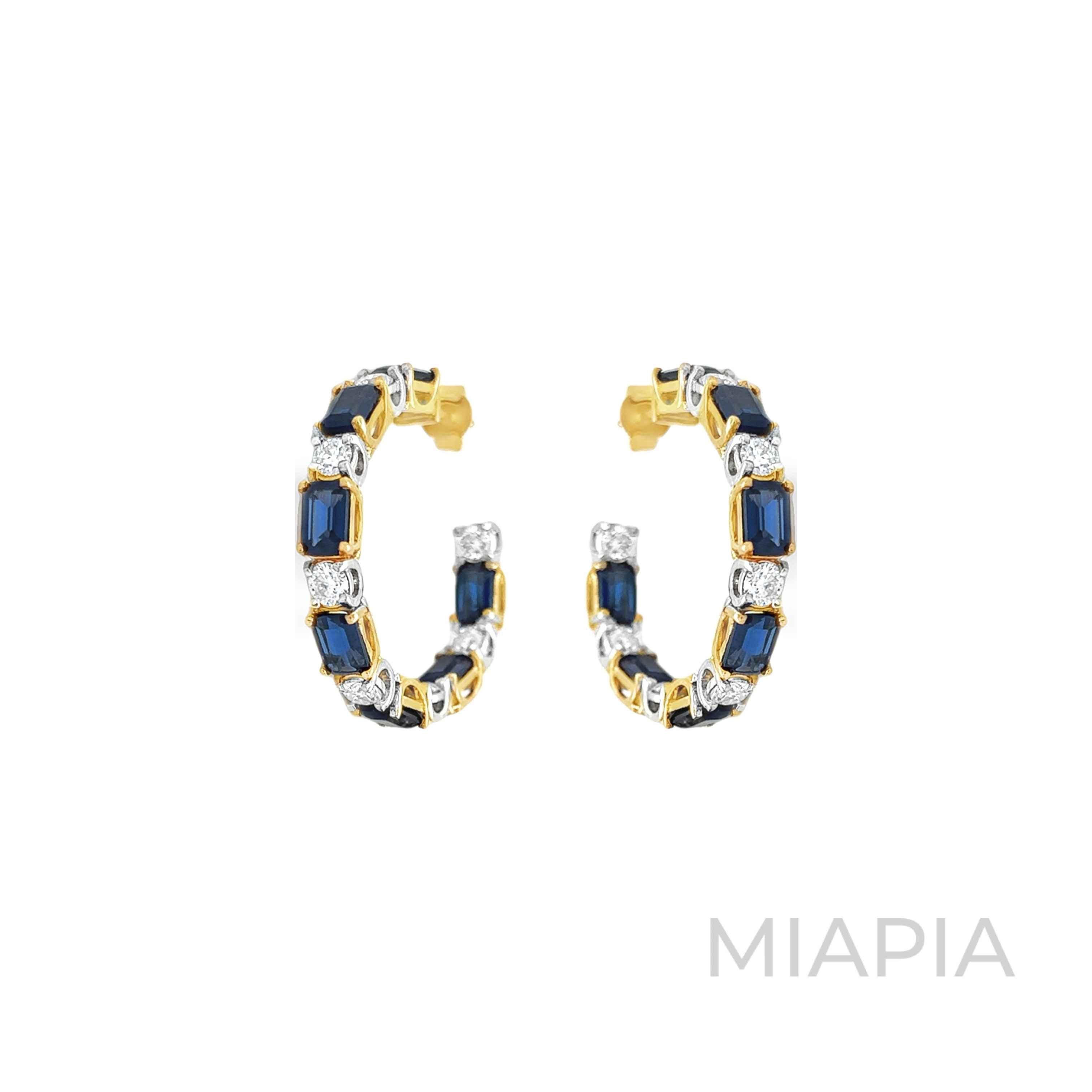Saphire Enchant Hoops